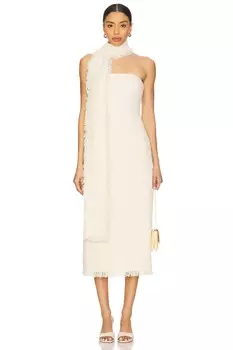 Lott букле платье миди Ser.O.Ya, eggshell