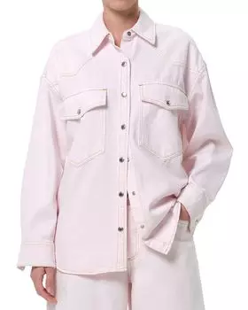 Лотта Вестерн Рубашка AGOLDE, розовый