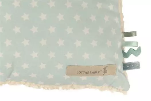 Lottas Label мягкая подушка 40 х 40 см Звездочки мятный Lottas Lable