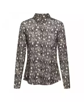 Lotte art ( ) блузка из джерси с длинными рукавами &Co Woman, мультиколор