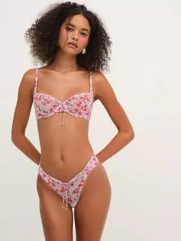 Лотти бюстгальтер For Love & Lemons, розовый