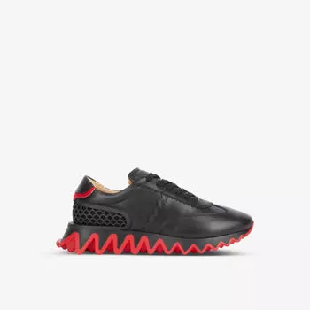 Loubishark плоский теленок нео Сью Нэп Лам Бла Christian Louboutin, черный