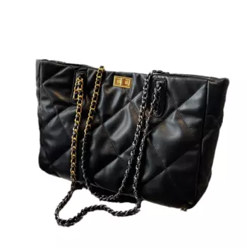 Louis Royaln Женская сумка через плечо, Черный горизонтальный