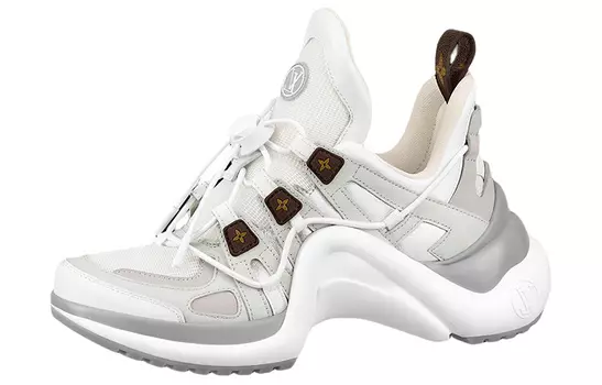 Кроссовки Louis Vuitton Archlight 1.0 Female, белый/темно-коричневый