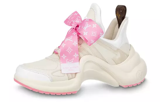 Кроссовки Louis Vuitton Archlight 1.0 Female 1ABB68, белый/розовый