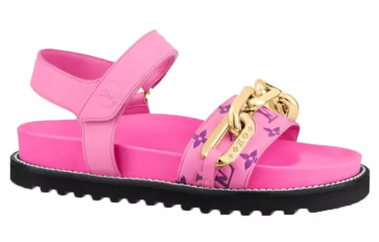 Сандалии женские Louis Vuitton Paseo Comfort, розовый
