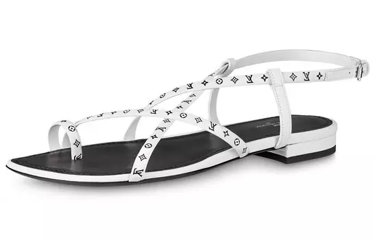 Шлепанцы женские Louis Vuitton Citizen, белый