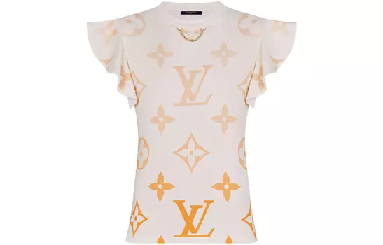 LOUIS VUITTON Футболка женская светло-розовая