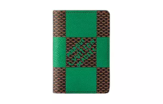 LOUIS VUITTON Карманный органайзер Damier Pop Green
