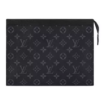 LOUIS VUITTON Клатч Voyage Monogram Eclipse Mm Черный/Серый