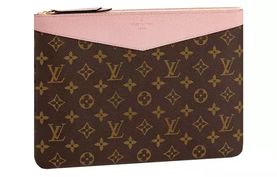 LOUIS VUITTON Кошелек Daily Pouch Monogram Canvas Rose Poudre