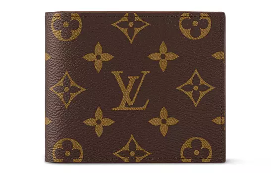 LOUIS VUITTON Кошелек Marco Monogram Brown