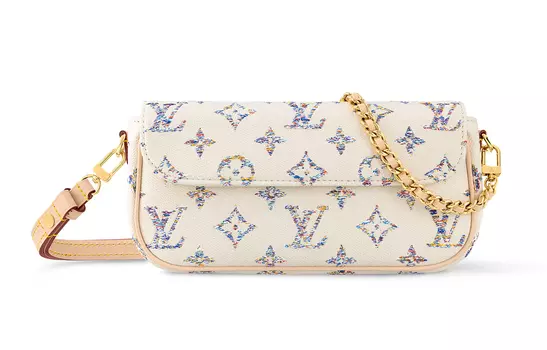 LOUIS VUITTON Кошелек на цепочке Ivy Multicolor White