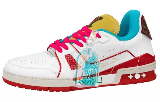 Кроссовки Louis Vuitton Trainer Skate, черный/зеленый