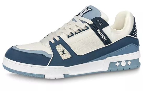 Кроссовки унисекс Louis Vuitton Trainer, белый/темно-синий