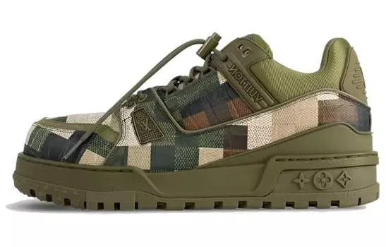 Кроссовки Louis Vuitton Trainer Maxi, зеленый