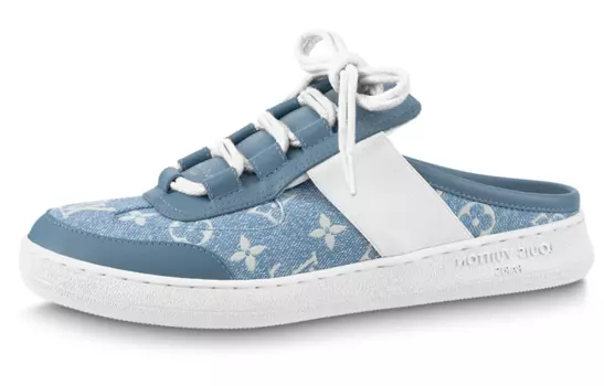 Шлепанцы женские Louis Vuitton Lous, синий / белый