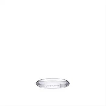 Louis Vuitton LV Diamonds кольцо 3 мм полоса, платина