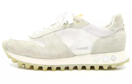 LOUIS VUITTON LV Runner White Suede SS19