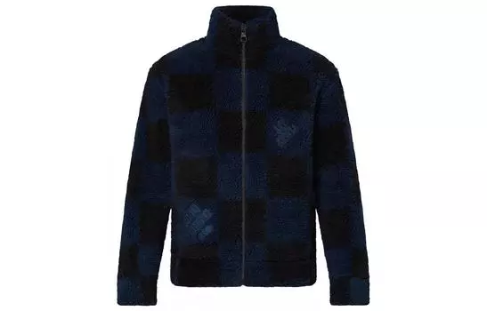 Куртка мужская Louis Vuitton бархатная, синий