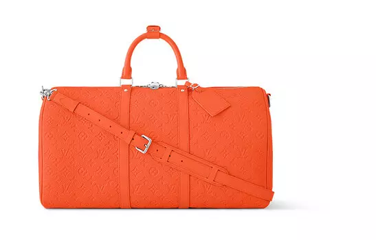 LOUIS VUITTON Мужская дорожная сумка, Апельсин