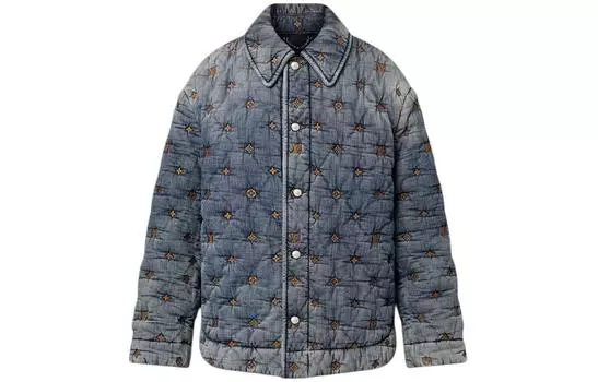 Мужская джинсовая куртка Louis Vuitton, синий