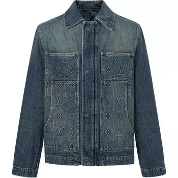 Мужская джинсовая куртка Louis Vuitton, синий