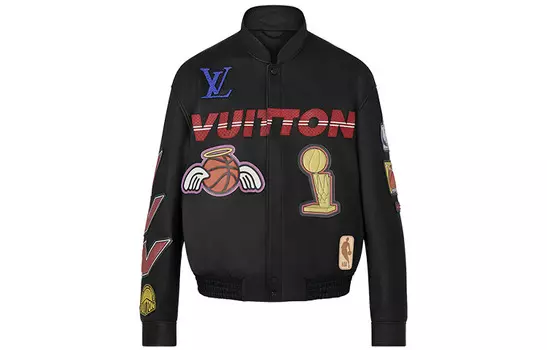 Куртка мужская Louis Vuitton x Nba Logos, черный