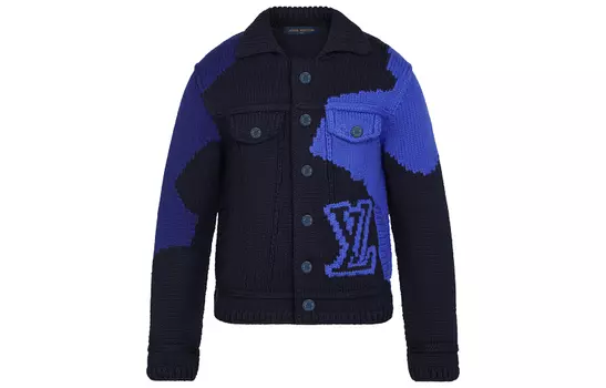LOUIS VUITTON Мужская куртка, цвет Black Blue