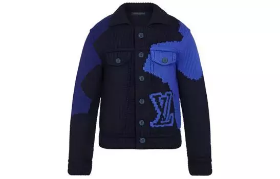 LOUIS VUITTON Мужская куртка, цвет Black/Blue