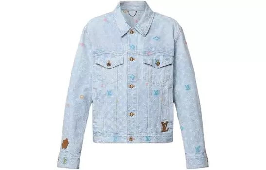 Куртка мужская Louis Vuitton By Tyler The Creator Monogram, синий