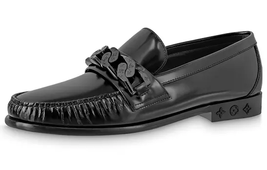 Туфли мужские Louis Vuitton с пряжкой, черный