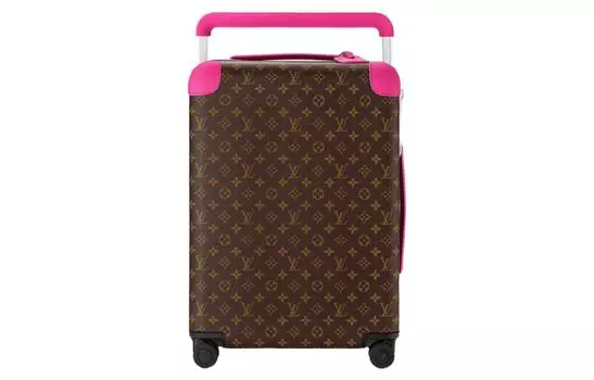 Чемодан Louis Vuitton, коричневый/розовый