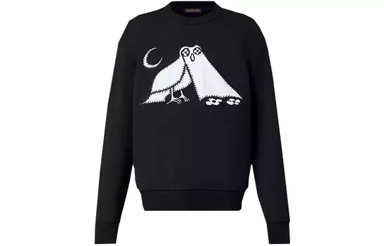 Толстовка мужская Louis Vuitton Comics Owl Patch, черный