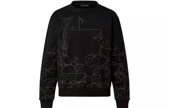 LOUIS VUITTON Мужская толстовка, цвет Black