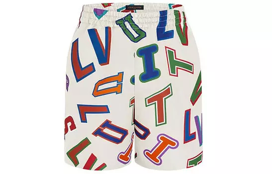 LOUIS VUITTON Мужские баскетбольные шорты, цвет White