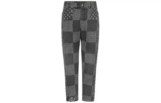 Джинсы мужские Louis Vuitton x Nigo Giant Damier Waves, черный
