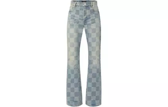 Джинсы Louis Vuitton мужские, синий / белый