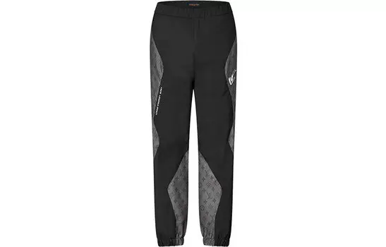 Штаны спортивные Louis Vuitton мужские, черный / серый