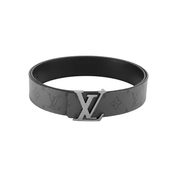 Мужской ремень Louis Vuitton, черный/серый