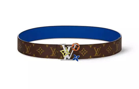 LOUIS VUITTON Мужской кожаный ремень