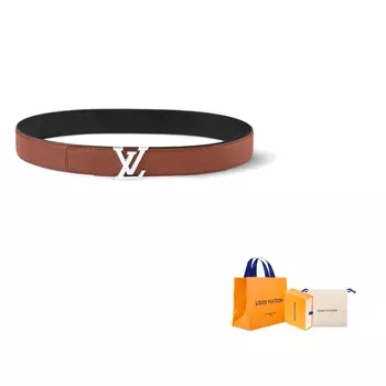 LOUIS VUITTON Мужской кожаный ремень