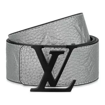 Мужской ремень Louis Vuitton, серебряный