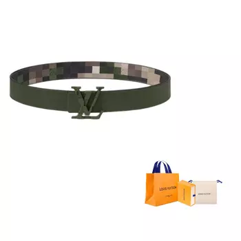 LOUIS VUITTON Мужской кожаный ремень