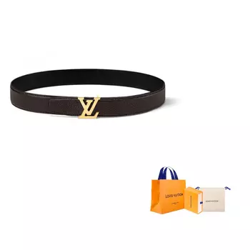 LOUIS VUITTON Мужской кожаный ремень