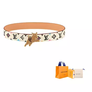 LOUIS VUITTON Мужской кожаный ремень