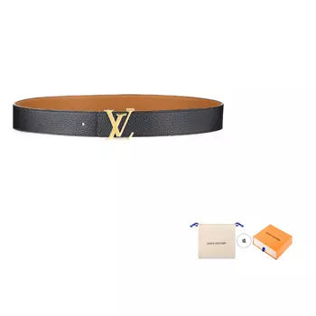 Мужской ремень Louis Vuitton, черный/коричневый