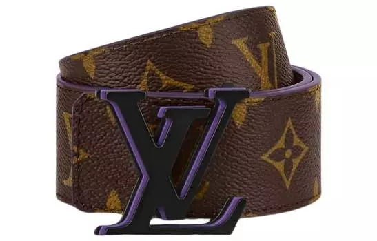 Мужской ремень Louis Vuitton, фиолетовый/коричневый