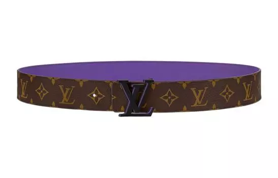 LOUIS VUITTON Мужской кожаный ремень, Многоцветный