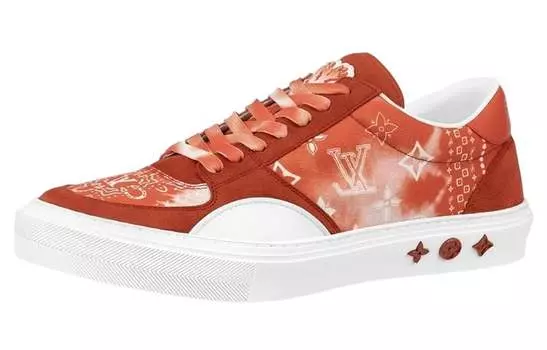 Кроссовки мужские Louis Vuitton Ollie, оранжевый / белый